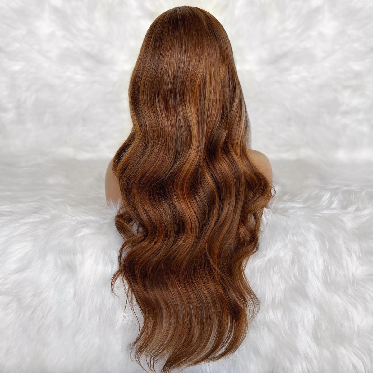 Tempest Glueless 5x5 HD Lace Professionally Colored 100% Human Hair Closure Wig Luxegan