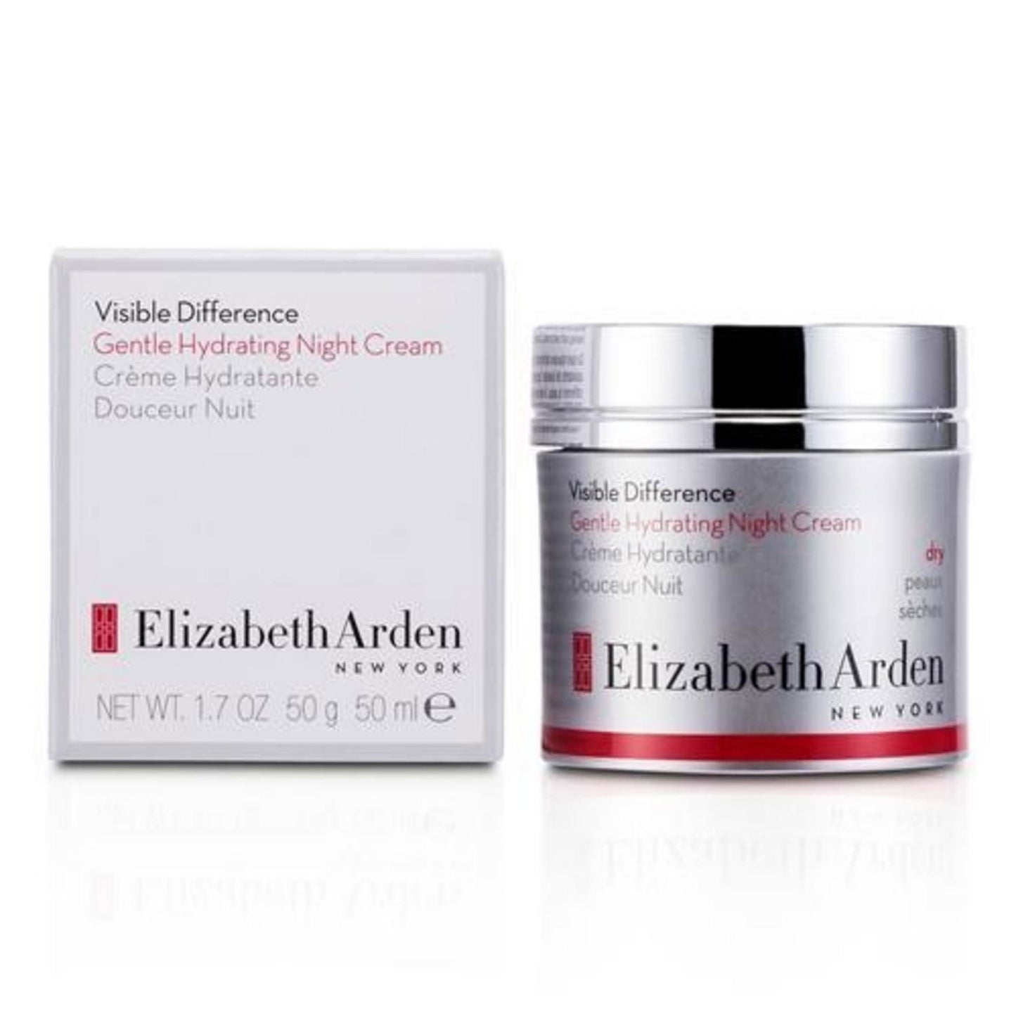 Elizabeth Arden, Visible Difference, Dimethicone, Intense Hydration, Night, Cream, For Face, 50 ml