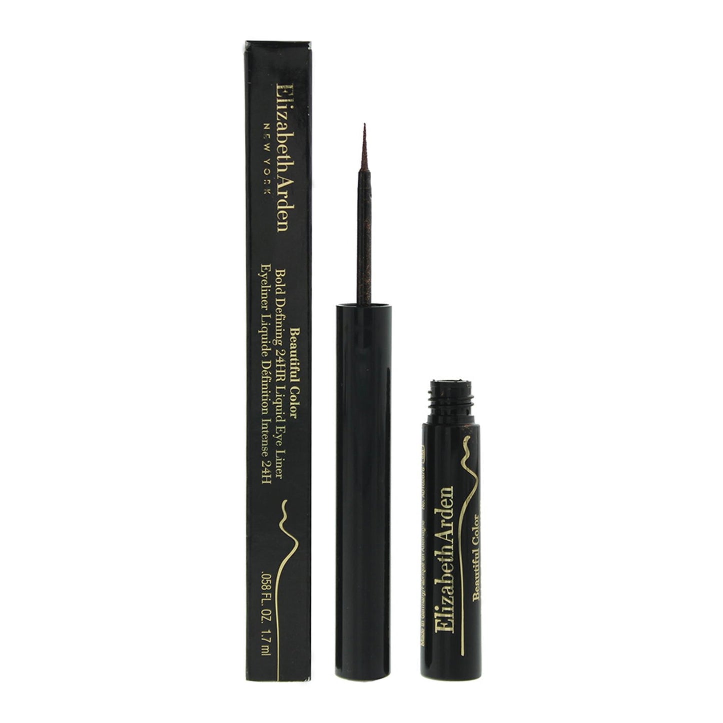 Elizabeth Arden, Beautiful Color, Felt-Tip, Liquid Eyeliner, 02, Gilded Brown, 1.7 ml