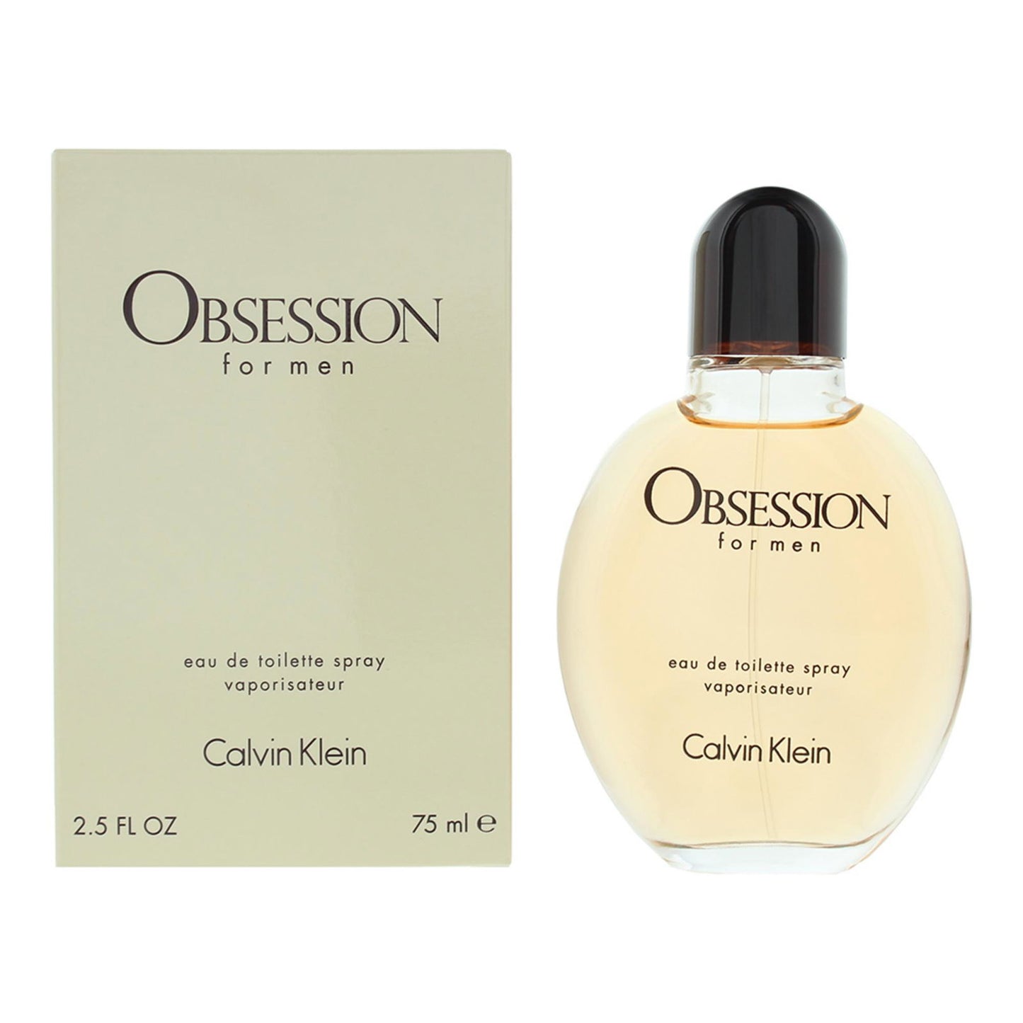Calvin Klein, Obsession, Eau De Toilette, For Men, 75 ml