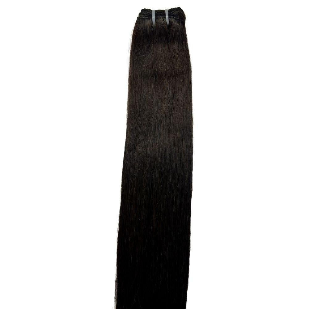 Raw Natural Black Straight 100% Human Hair Bundles Luxegan