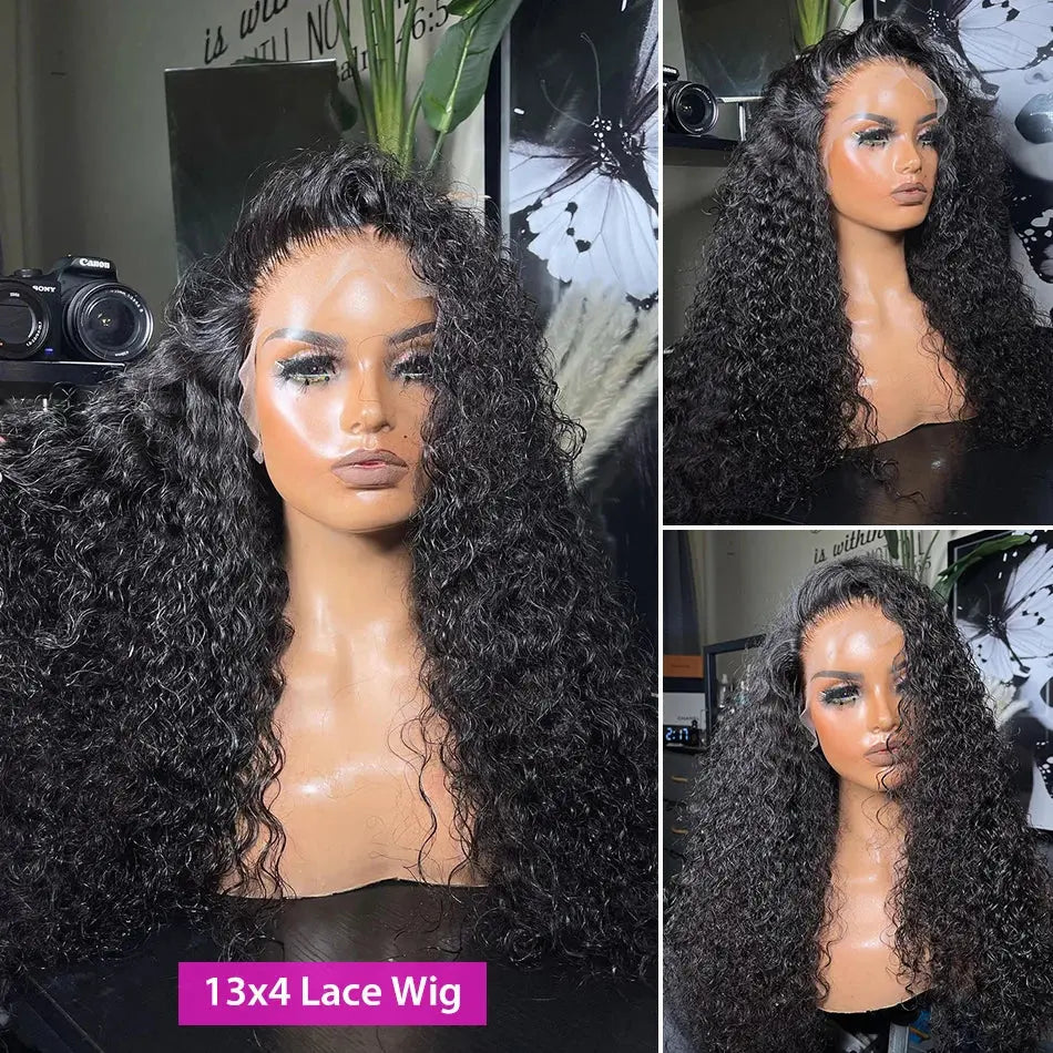 13x4 HD Lace Frontal Kinky Curly Wig | Long | Glueless | Brazilian Virgin Hair