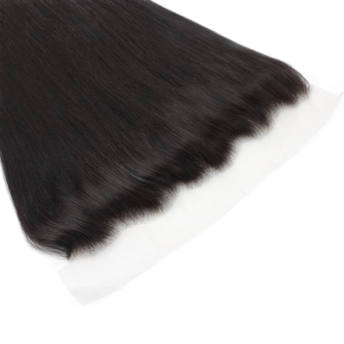 Brazilian Straight 13x4 Transparent Lace Human Hair Frontal Luxegan
