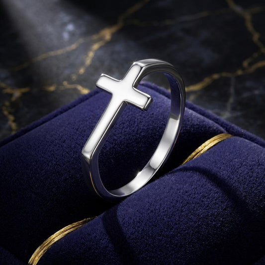 Anillo de plata de ley 925 oxidado de 1.7 mm para mujer - Talla 6.0
