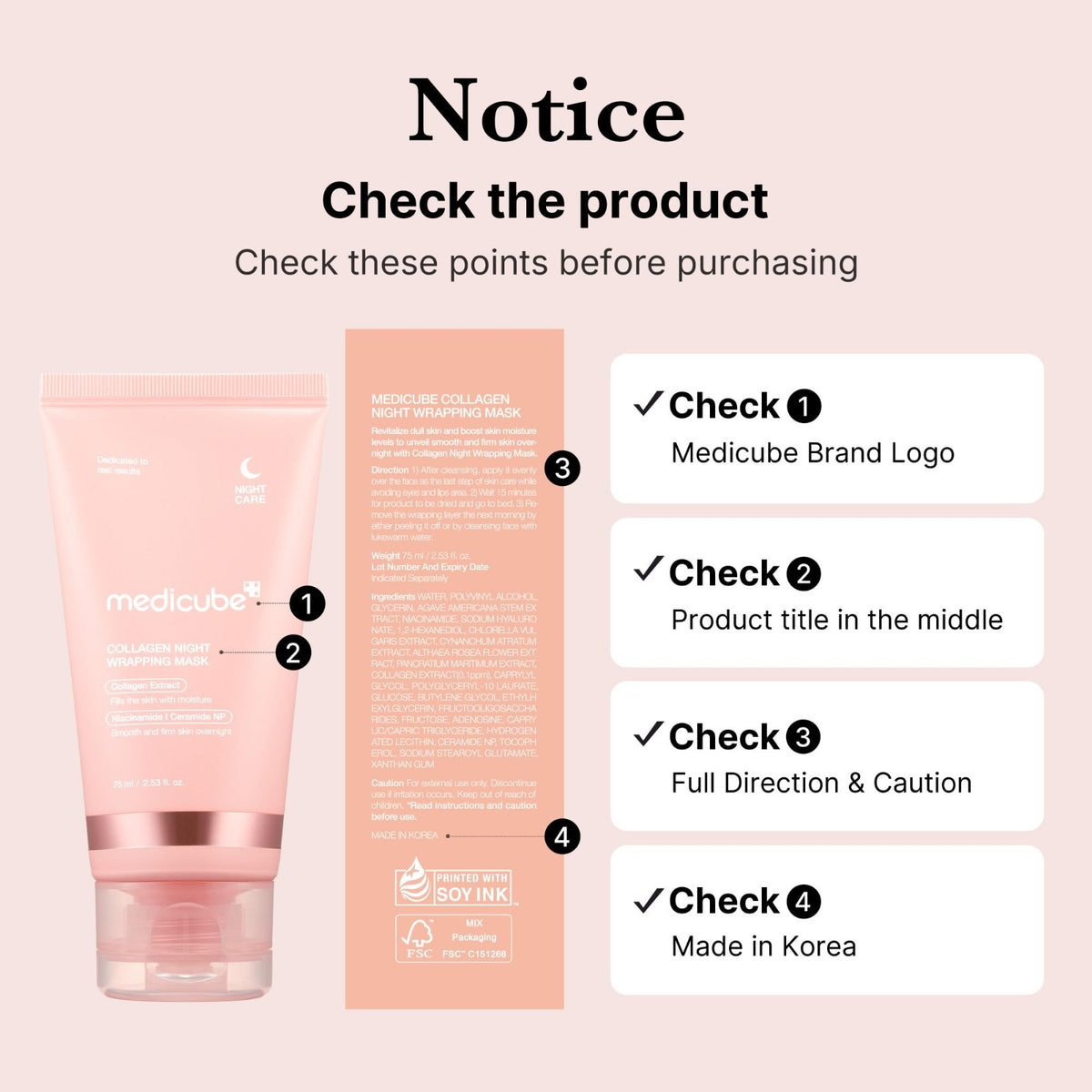Revitalize Your Skin Overnight with Medicube Collagen Peel-Off Mask - Boost Elasticity & Hydration!