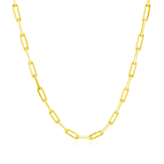 Cadena de eslabones de oro amarillo de 18 K (2.50 mm)
