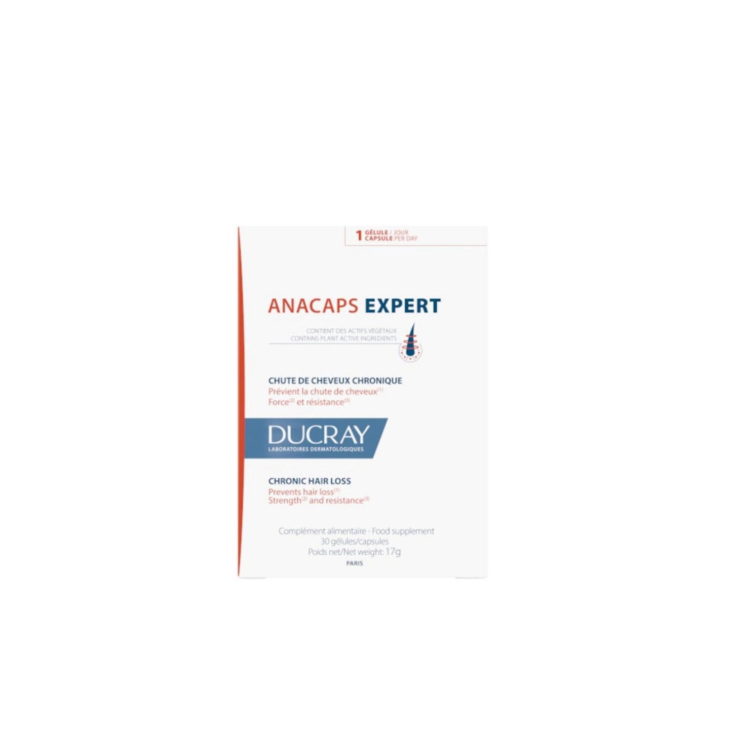 Ducray, Anacaps Expert, Reduces, Capsules, 30 pcs