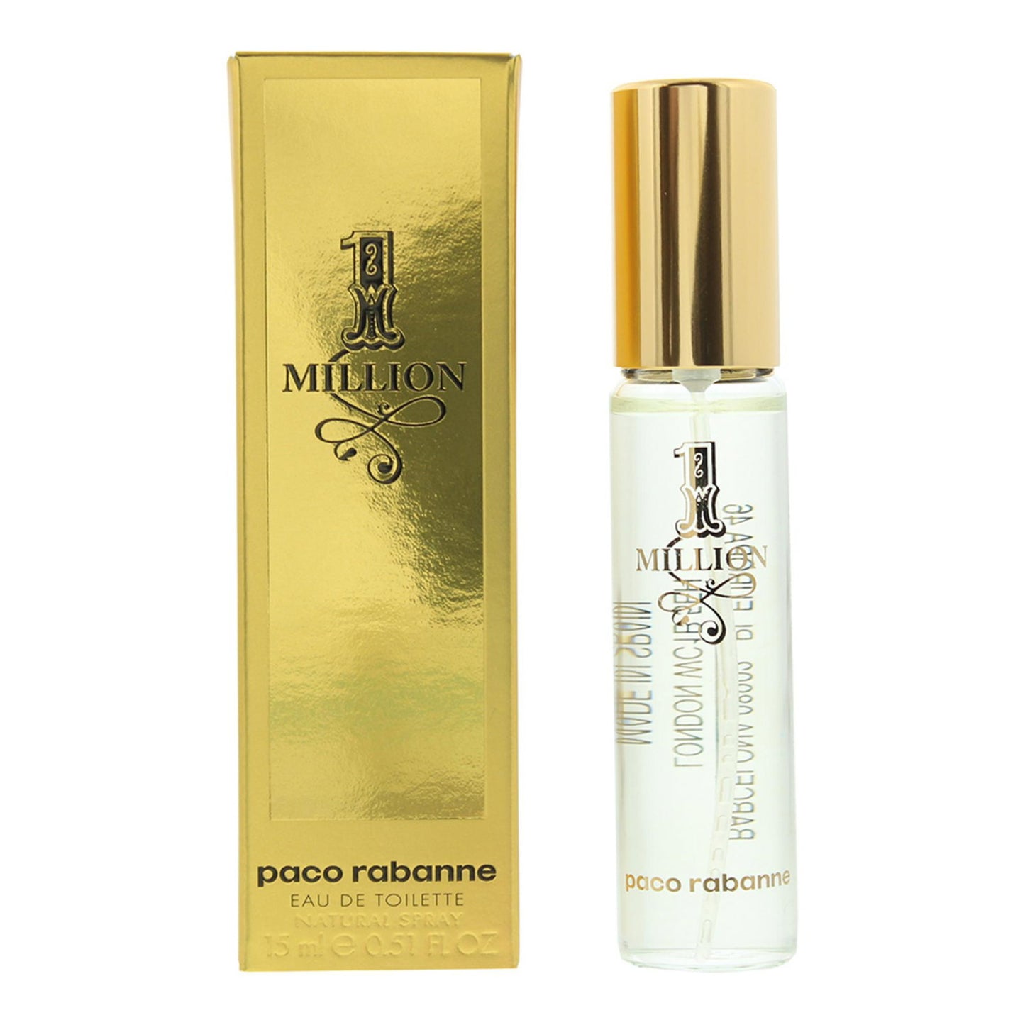 Paco Rabanne, 1 Million, Eau De Toilette, For Men, 15 ml