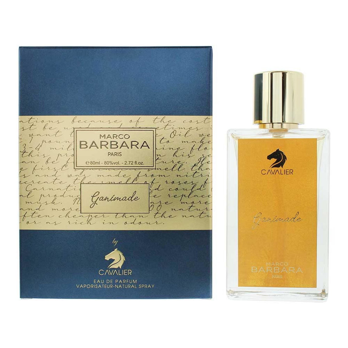 Cavalier, Marco Barbara Ganimade, Eau De Parfum, For Men, 80 ml