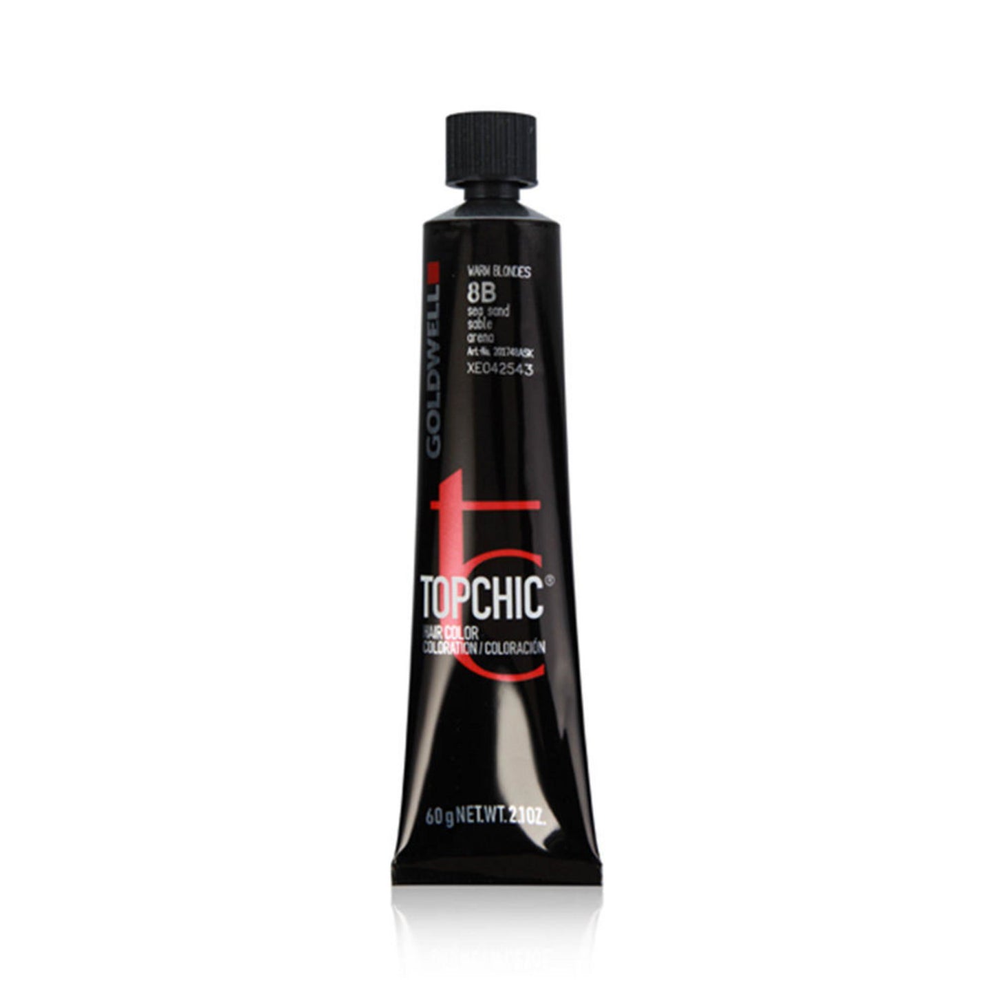 Goldwell, TopChic, Permanent Hair Dye, 8B Light Blonde Beige, 60 ml
