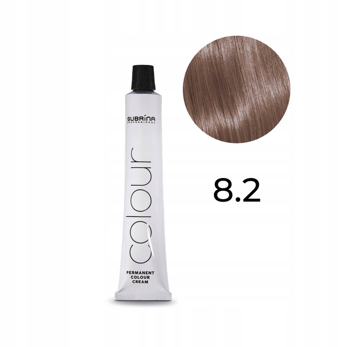 Subrina Professional, Permanent Colour, Permanent Hair Dye, 8/2 Light Pearl Blonde, 100 ml