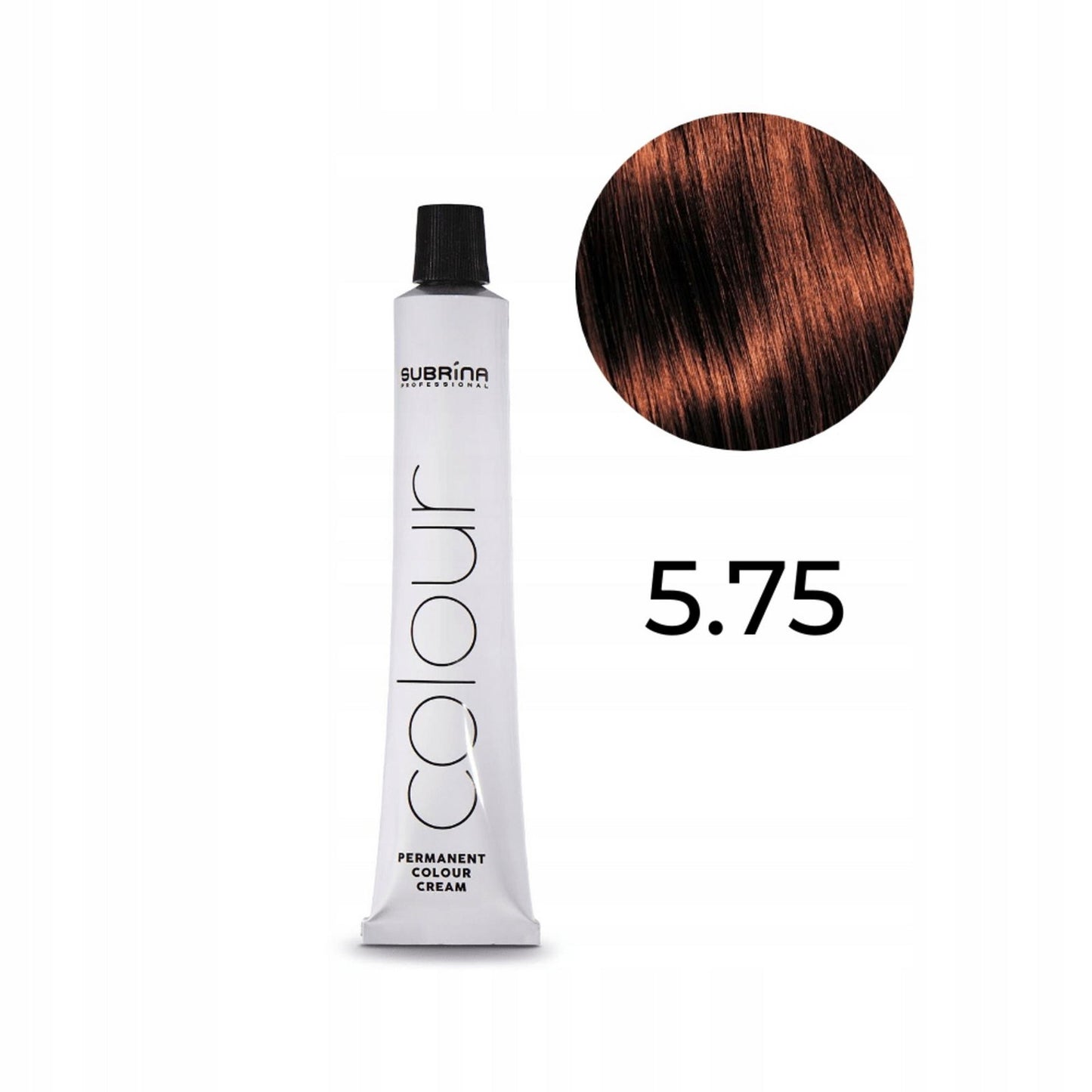 Subrina Professional, Permanent Colour, Permanent Hair Dye, 5.75 Coral, 100 ml