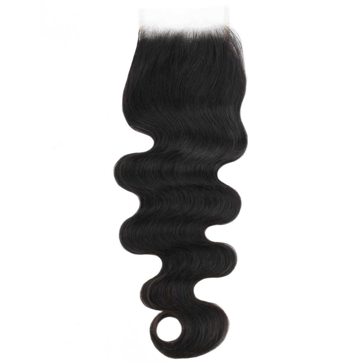 Brazilian Body Wave 4x4 Transparent Lace Human Hair Closure Luxegan