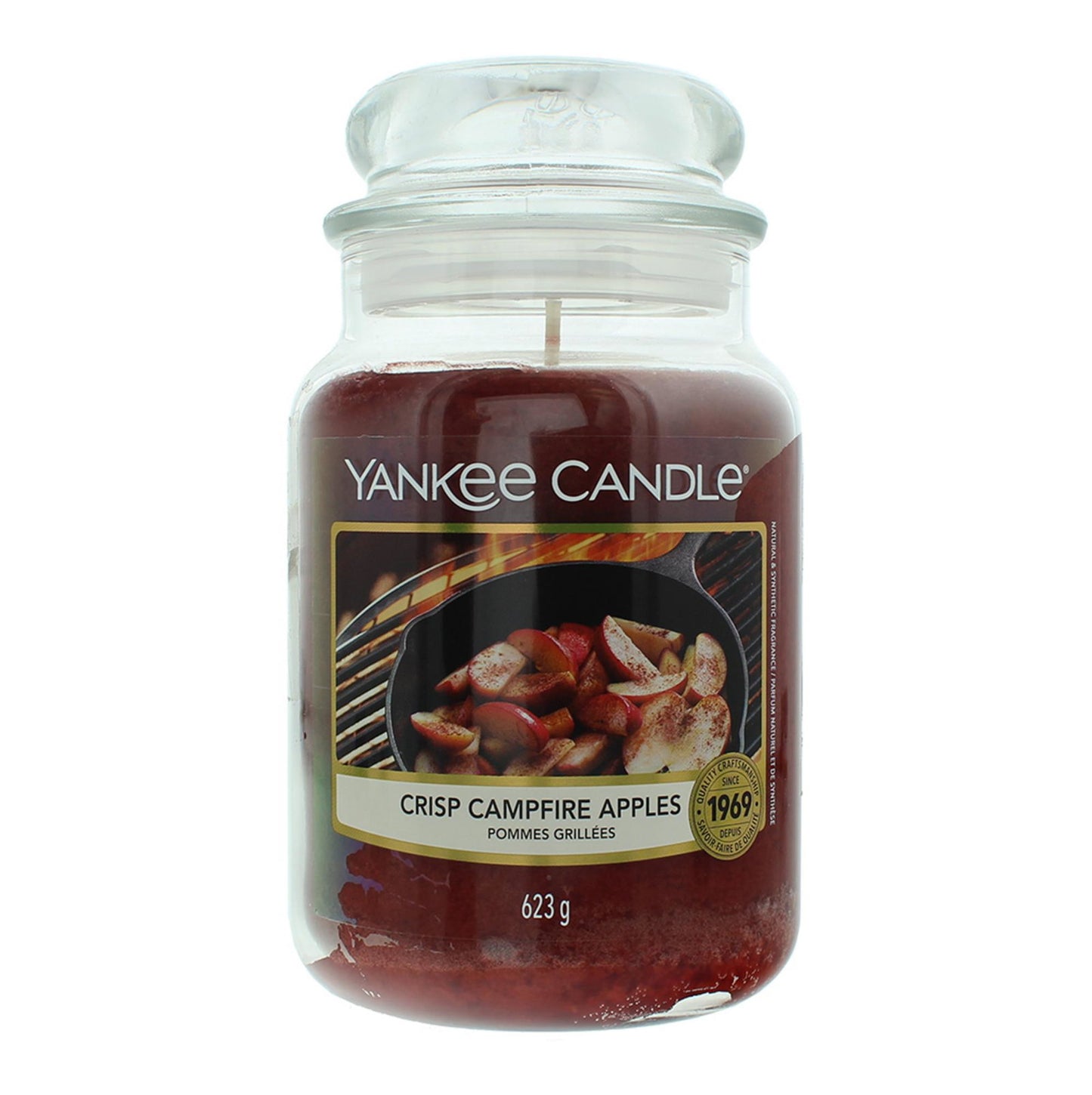 Yankee Candle, Crisp Campfire Apples, Scented Candle, 623 g