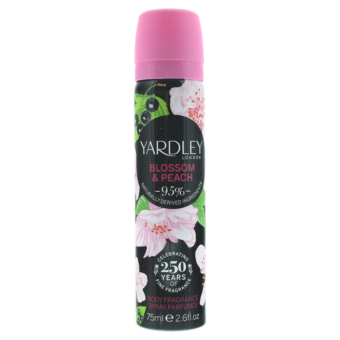 Yardley, Blossom and Peach, Scented Spray, For Women, 75 ml