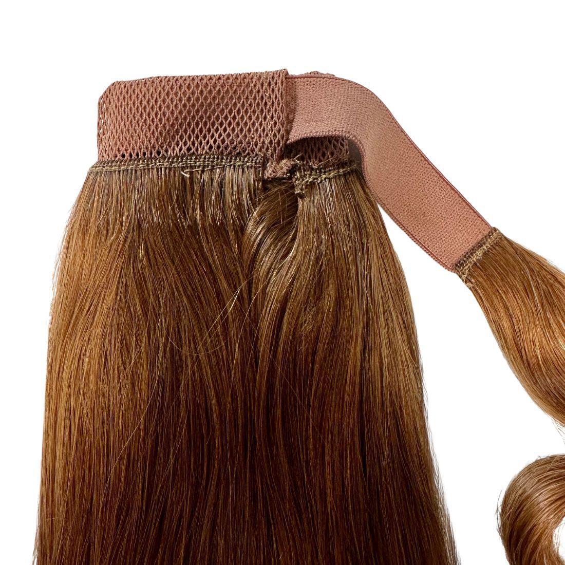 Auburn 100% Human Hair Ponytail Extension Luxegan