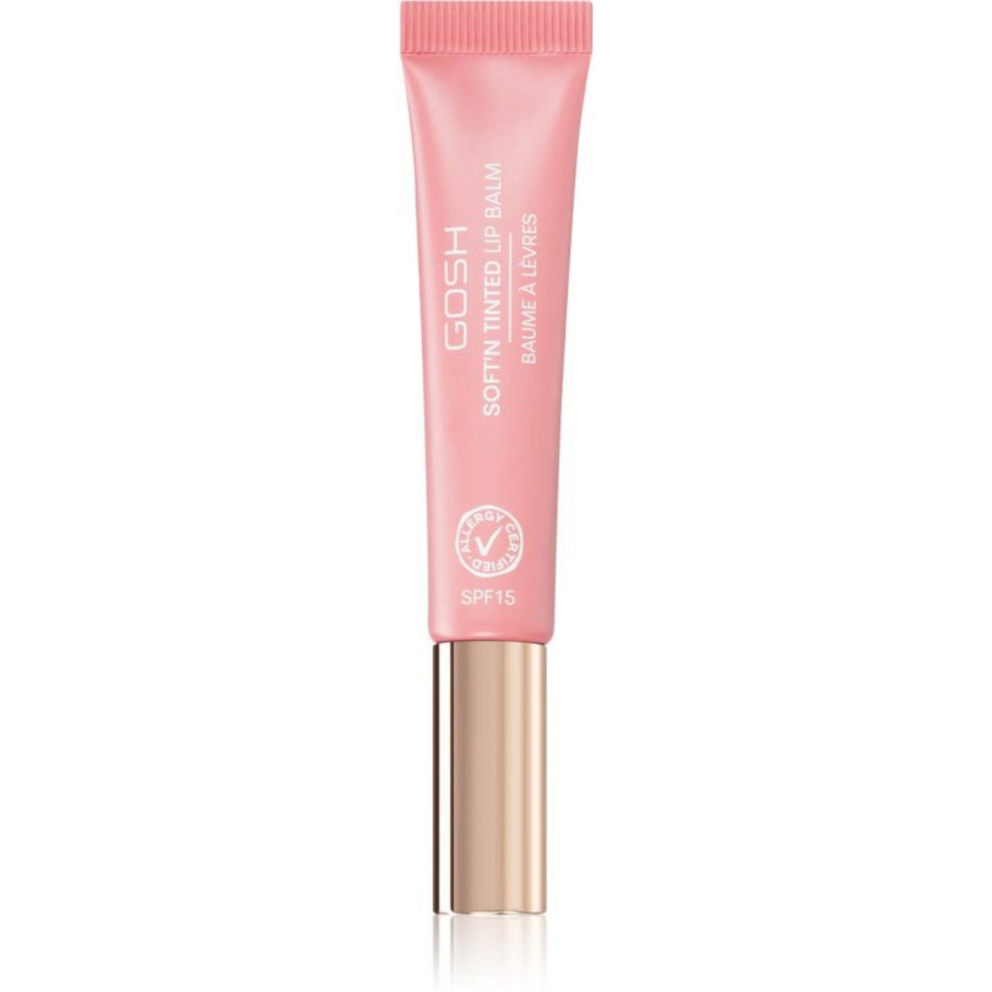 Gosh, Soft'n Clear, Vegan, Moisturized, Lip Balm, 001, Nude, SPF 15, 8 ml