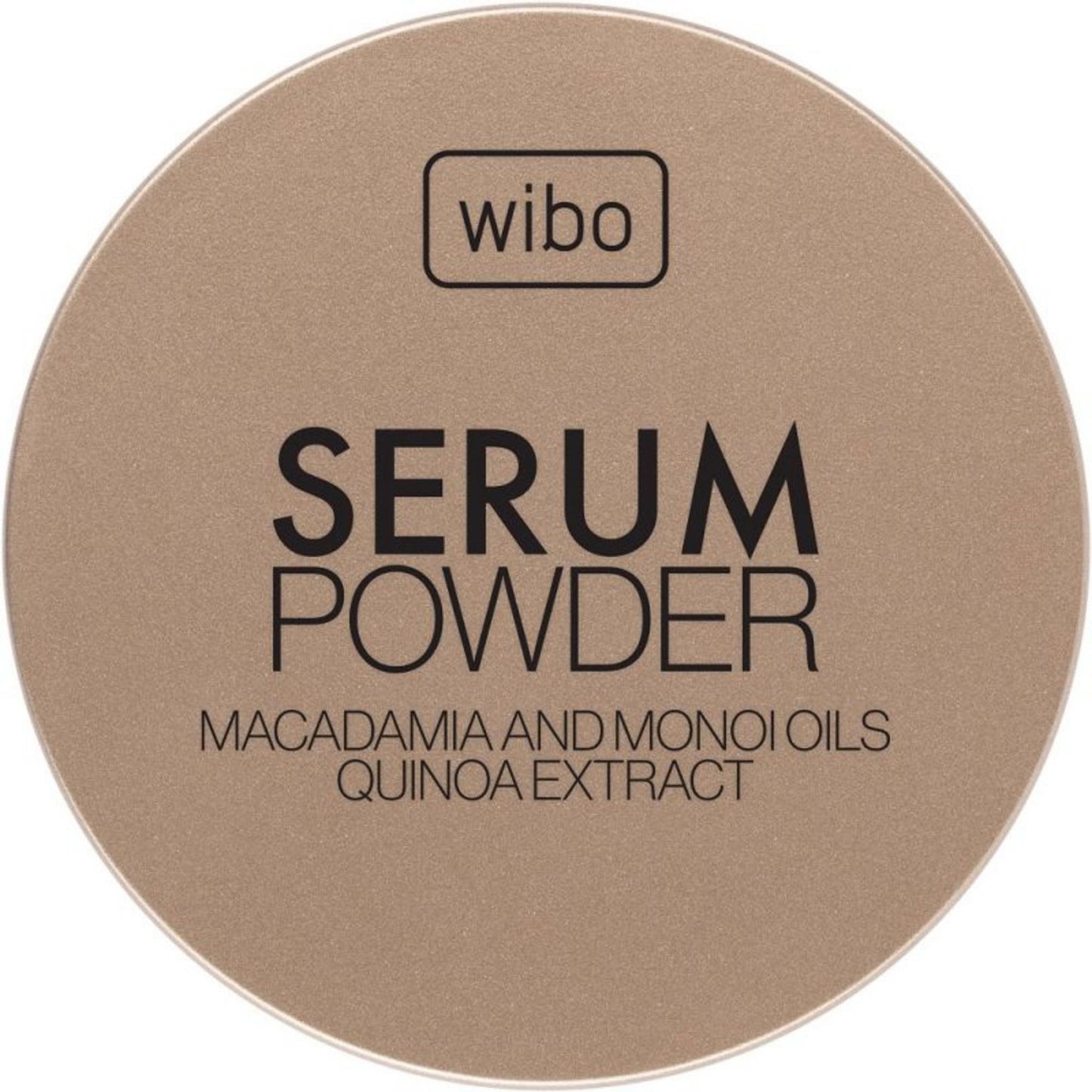 Wibo, Serum Powder Macadamia, Quinoa, Absorbs oil, Loose Setting Powder, Transparent, 10 g