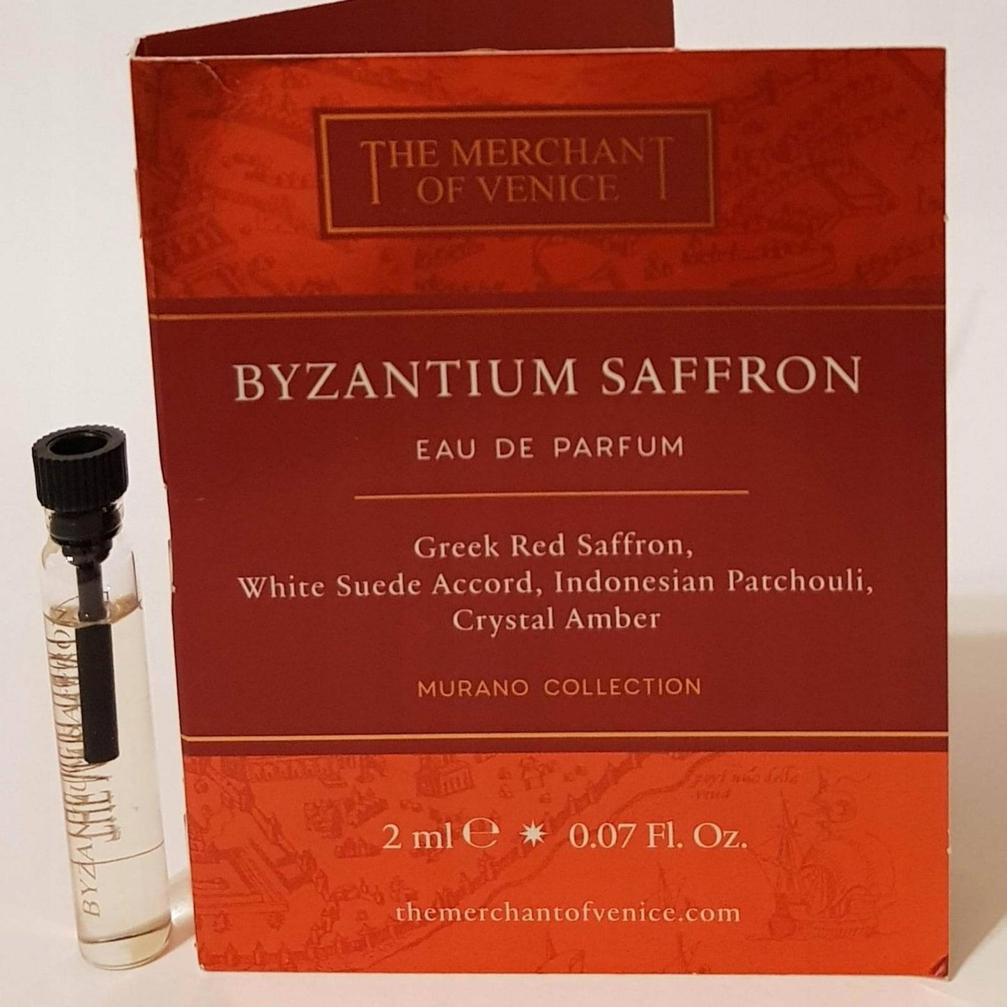 The Merchant Of Venice, Byzantium Saffron, Eau De Parfum, Unisex, 2 ml *Vial
