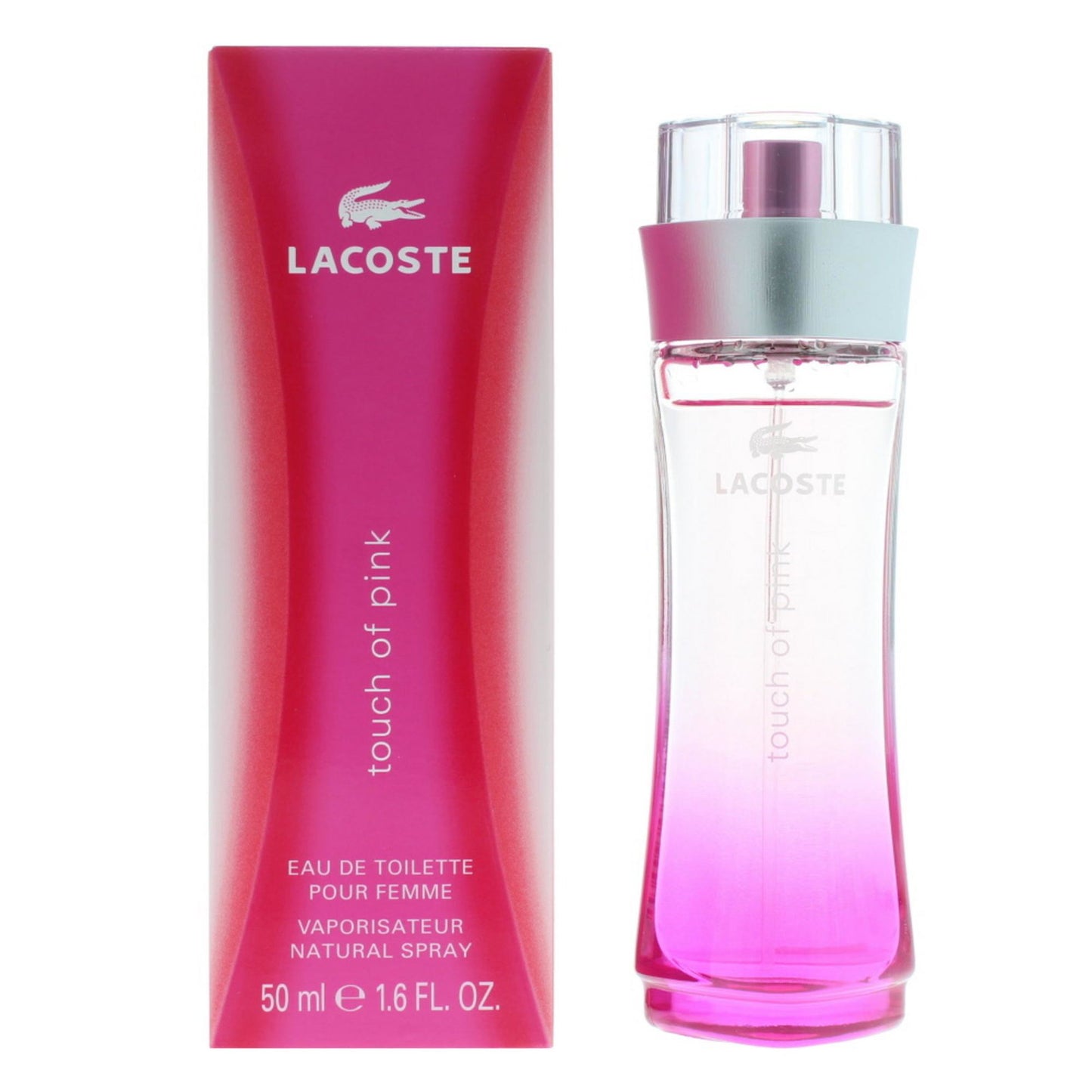 Lacoste, Touch of Pink, Eau De Toilette, For Women, 50 ml