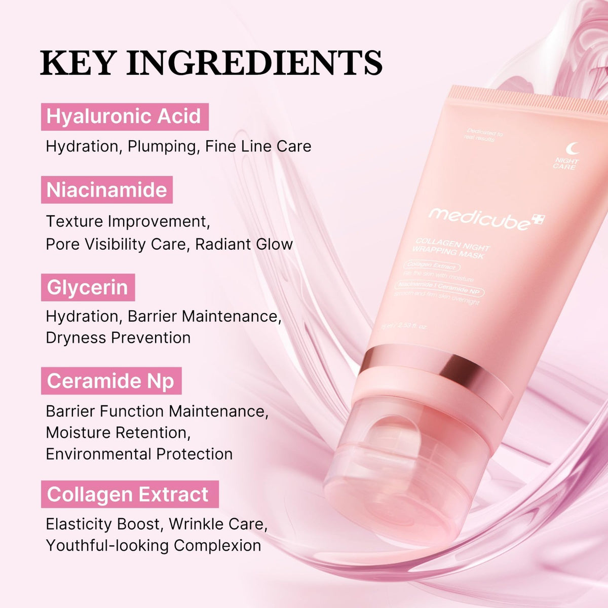 Revitalize Your Skin Overnight with Medicube Collagen Peel-Off Mask - Boost Elasticity & Hydration!