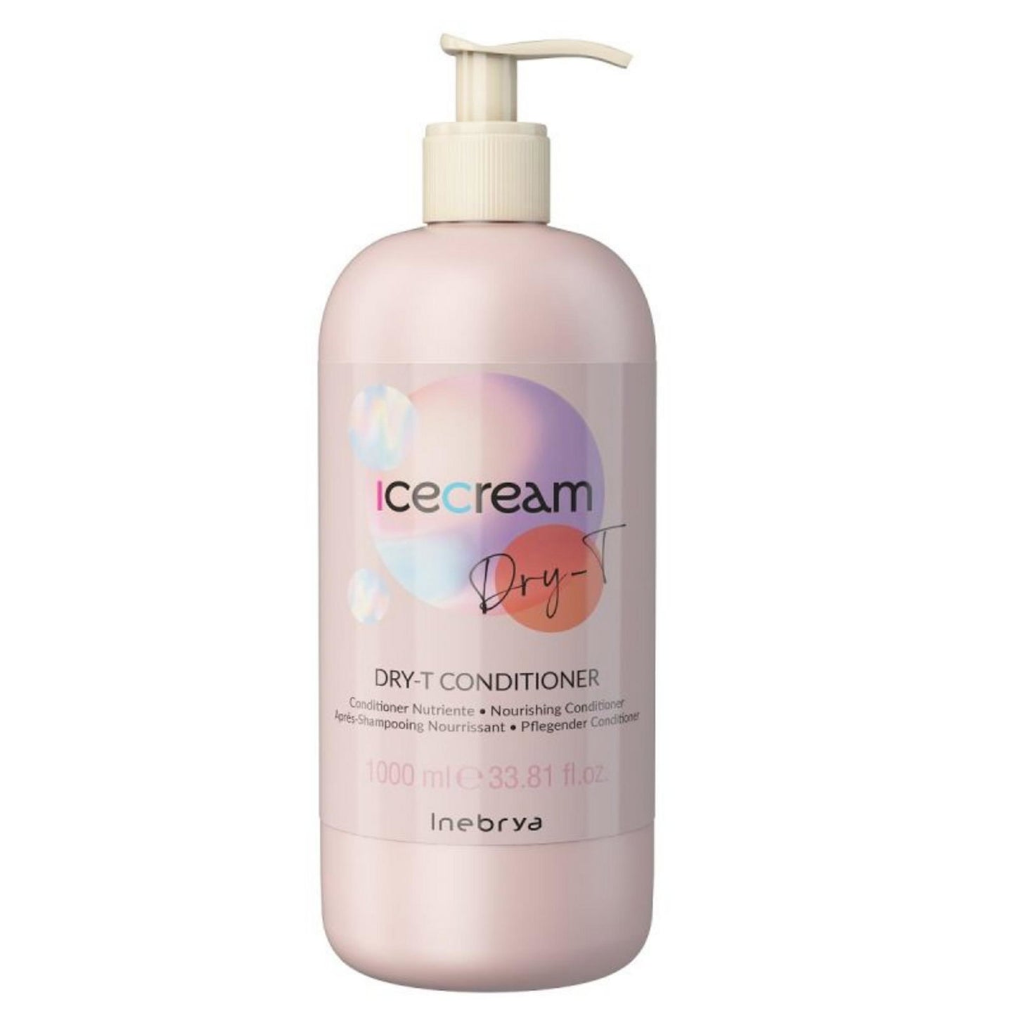Inebrya, Ice Cream Dry-T, Hair Dry Conditioner, For Dry Hair, 1000 ml