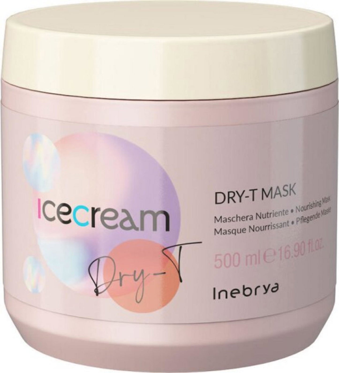 Inebrya, Ice Cream Dry-T, Hair Treatment Cream Mask, Hydrating, 500 ml