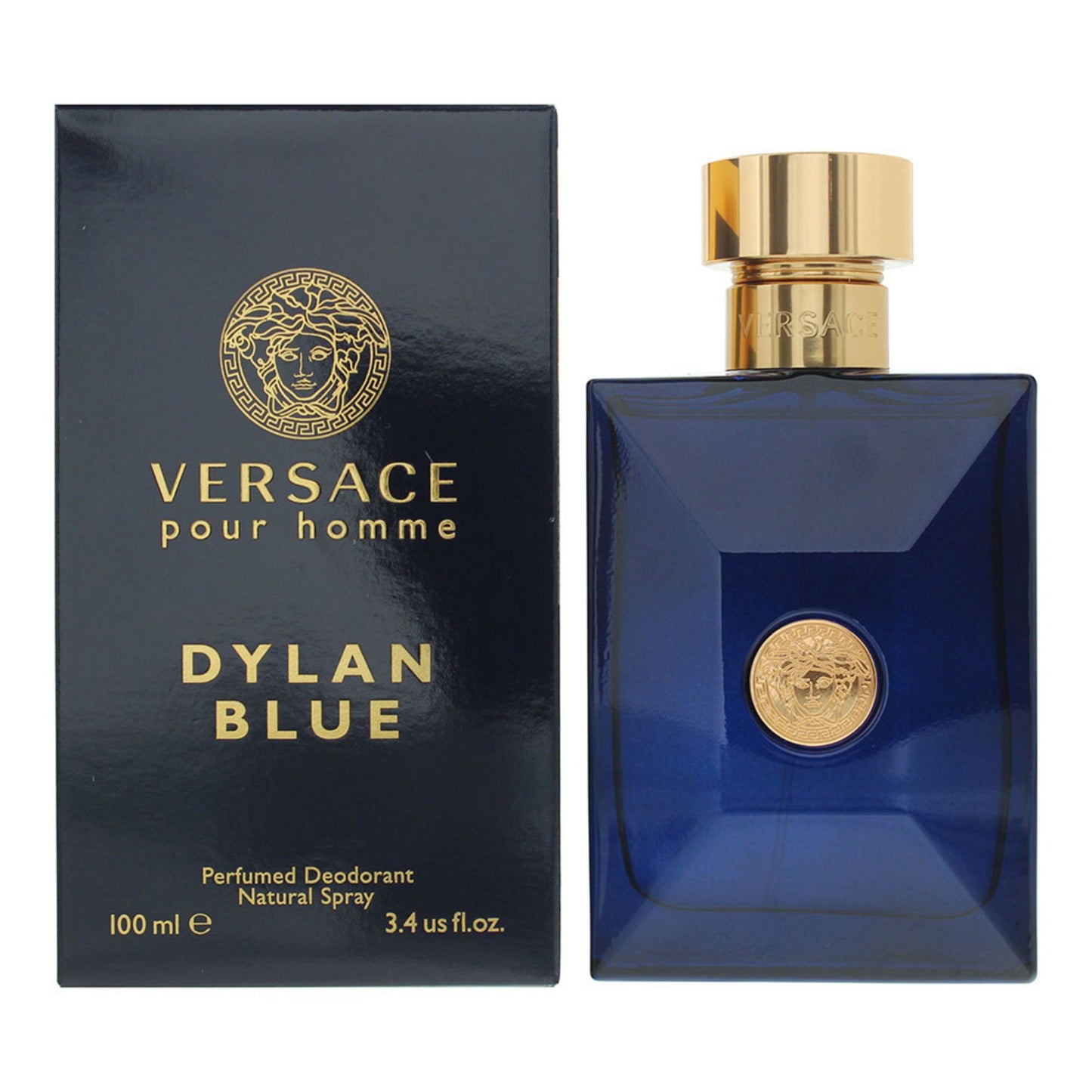 Versace, Dylan Blue, 24h Protection, Deodorant Spray, For Men, 100 ml