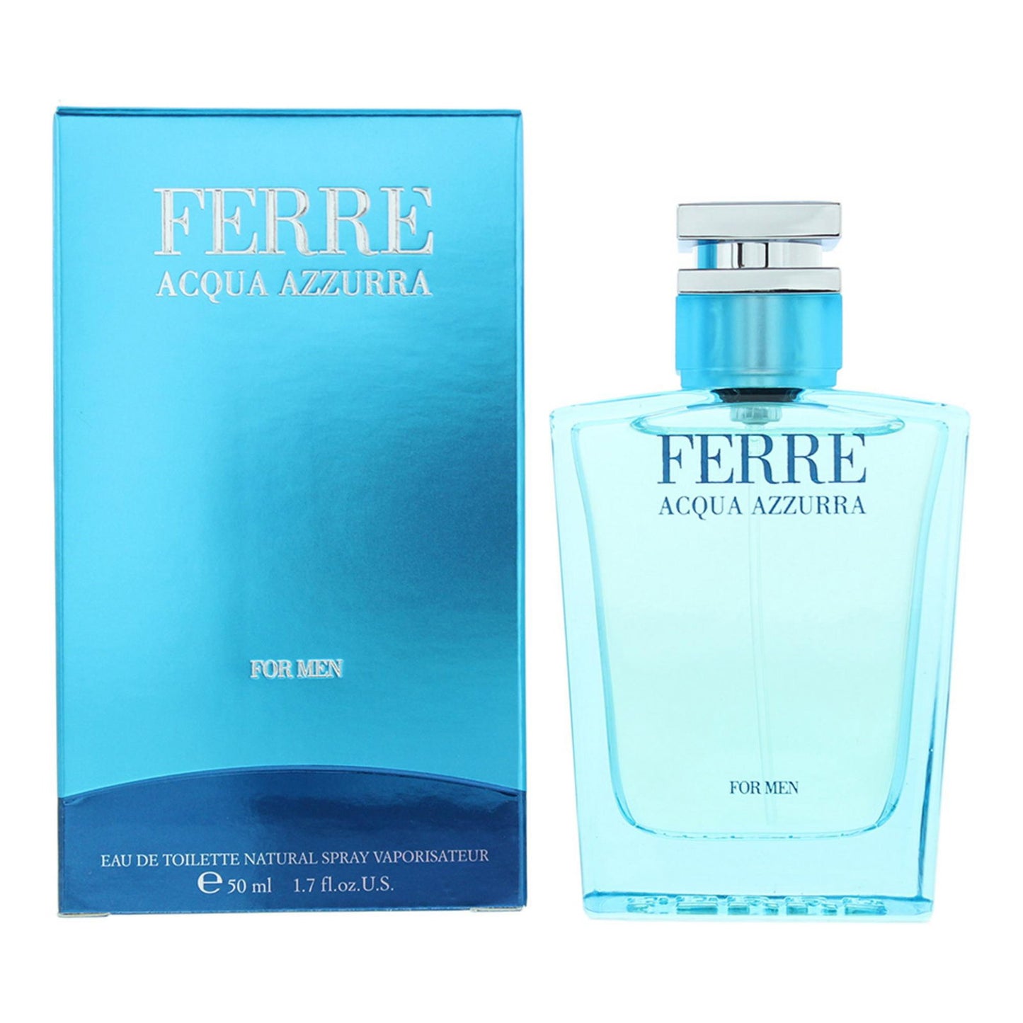 Gianfranco Ferre, Acqua Azzurra, Eau De Toilette, For Men, 50 ml