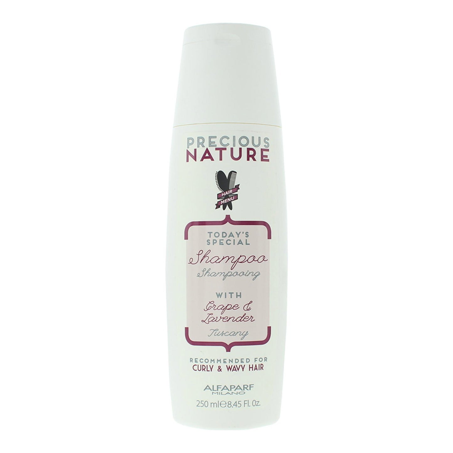 Alfaparf, Precious Nature Grape & Lavender, Hair Shampoo, 250 ml