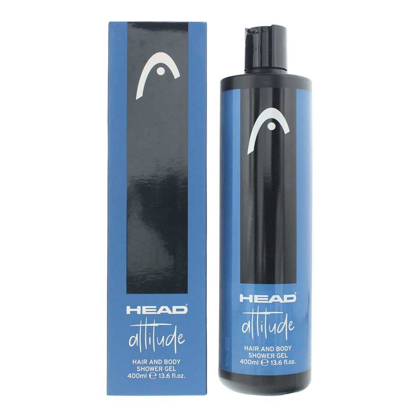 Head, Attitude, Shower Gel & Shampoo 2-In-1, 400 ml