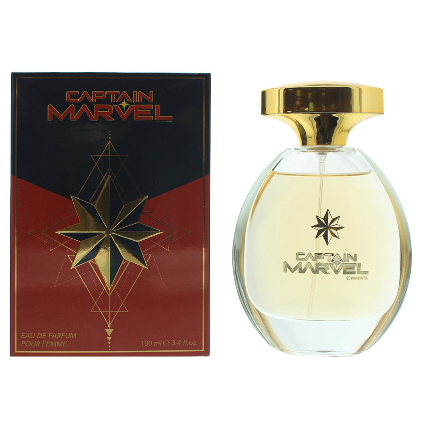 Marvel, Captain Marvel, Eau De Parfum, For Girls, 100 ml