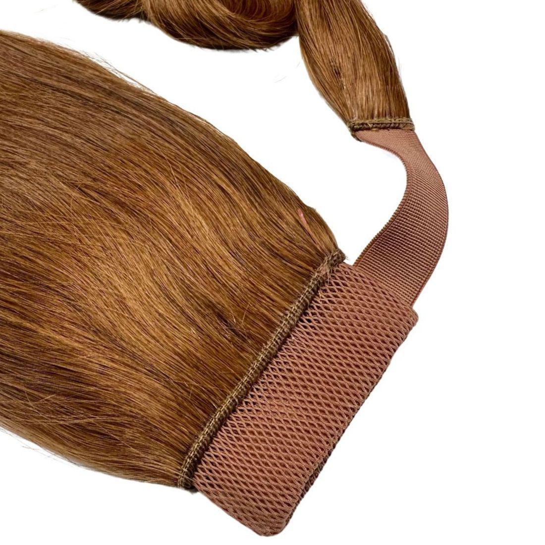 Auburn 100% Human Hair Ponytail Extension Luxegan