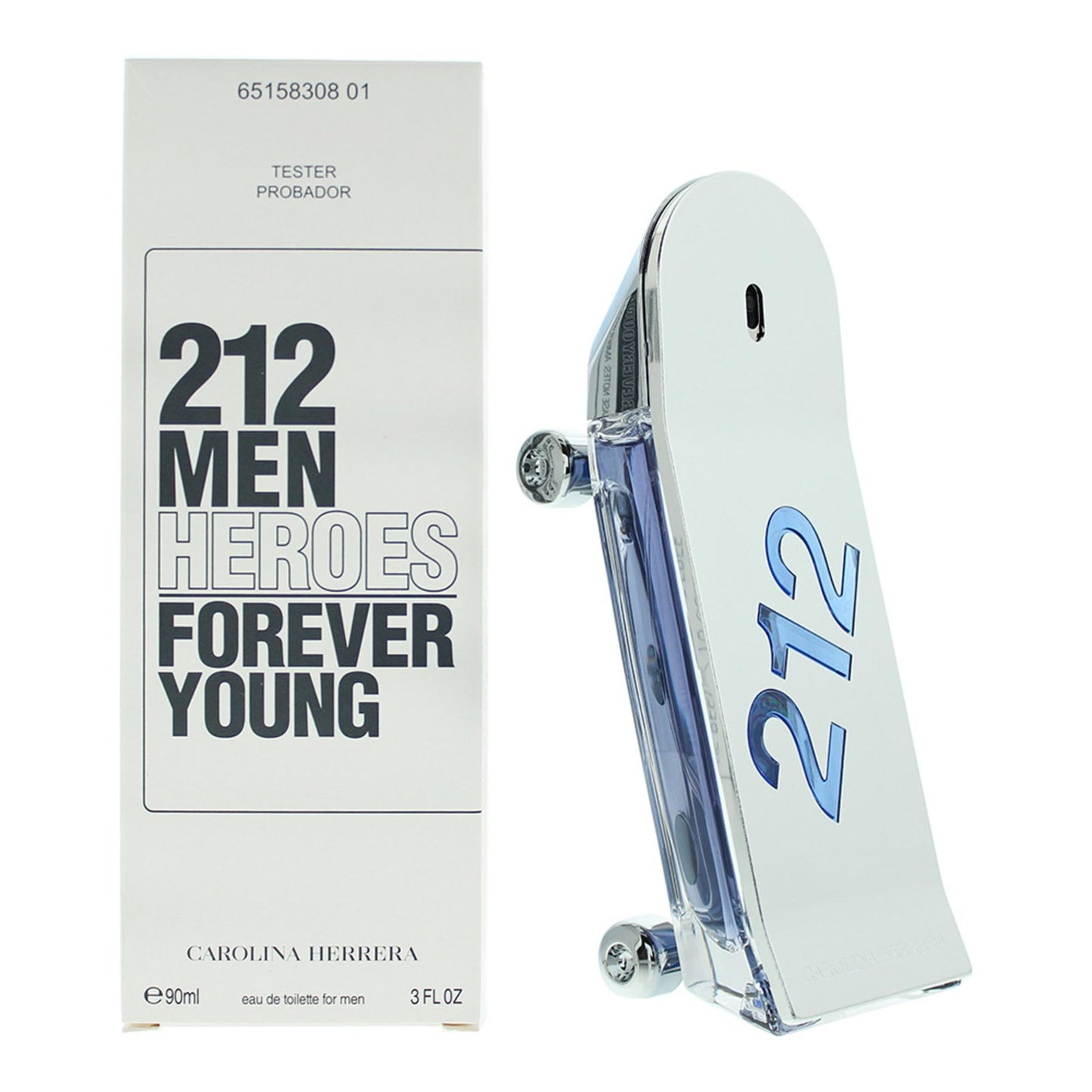 Carolina Herrera, 212 Heroes Forever Young, Eau De Toilette, For Men, 90 ml *Tester