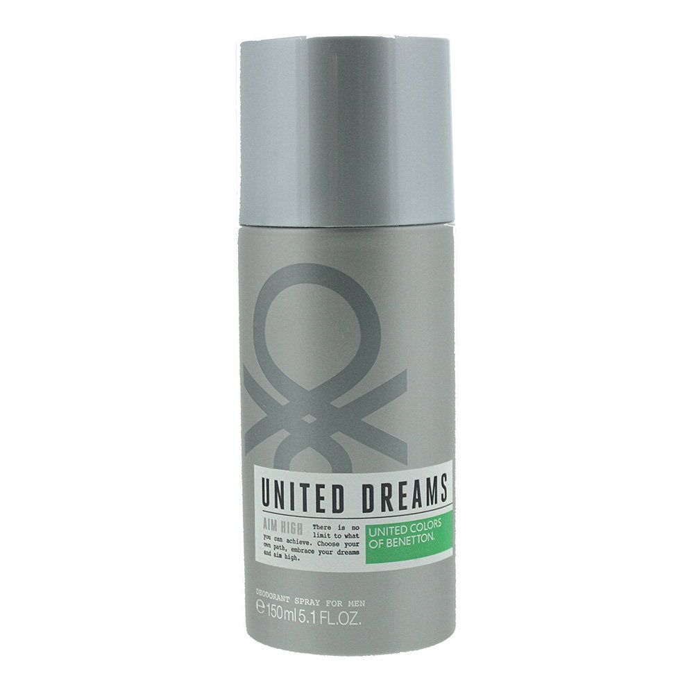 Benetton, United Dreams Aim High, Anti-Perspirant, Deodorant Spray, For Men, 150 ml