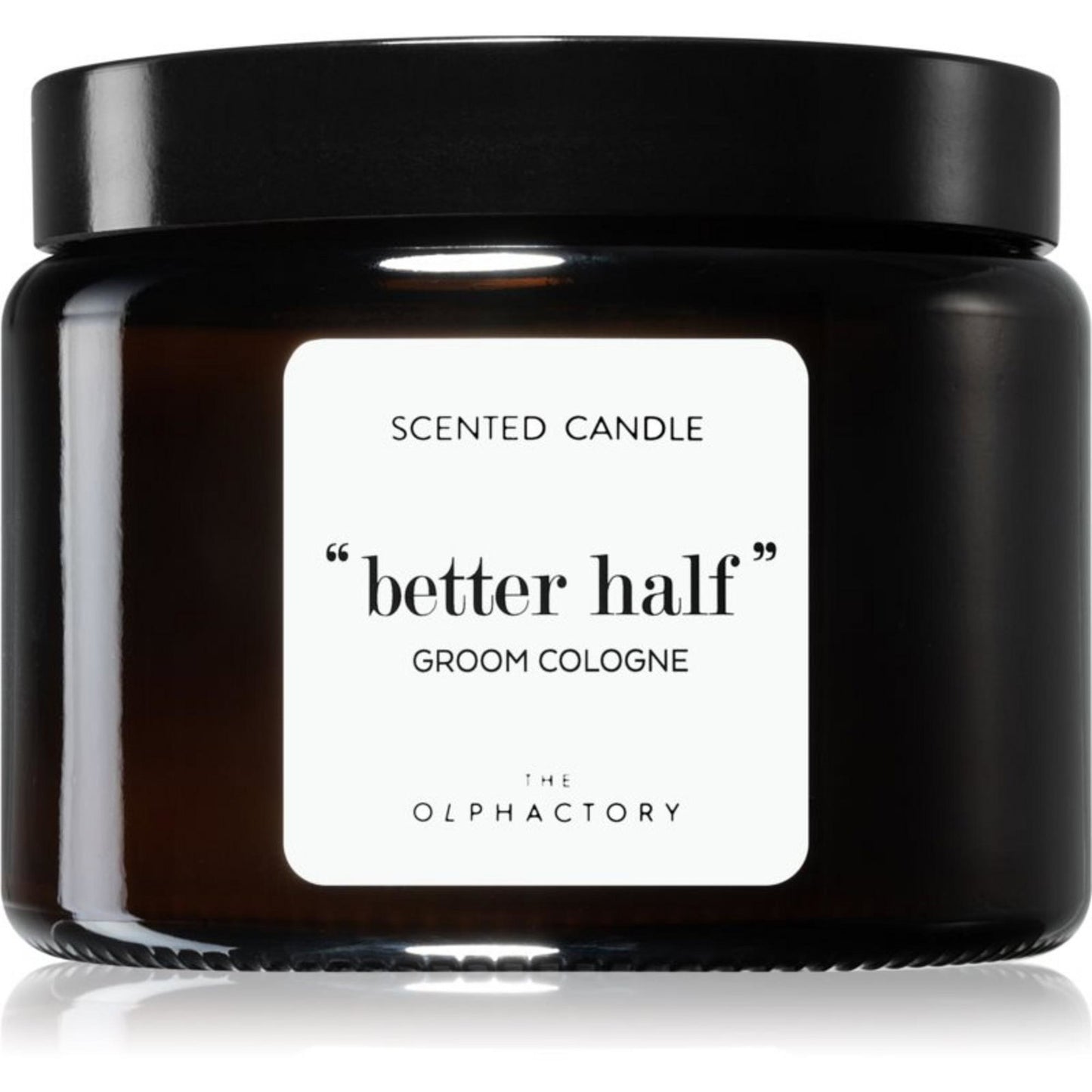 The Olphactory, Better Half Groom Cologne, Basil, Scented Candle, 360 g