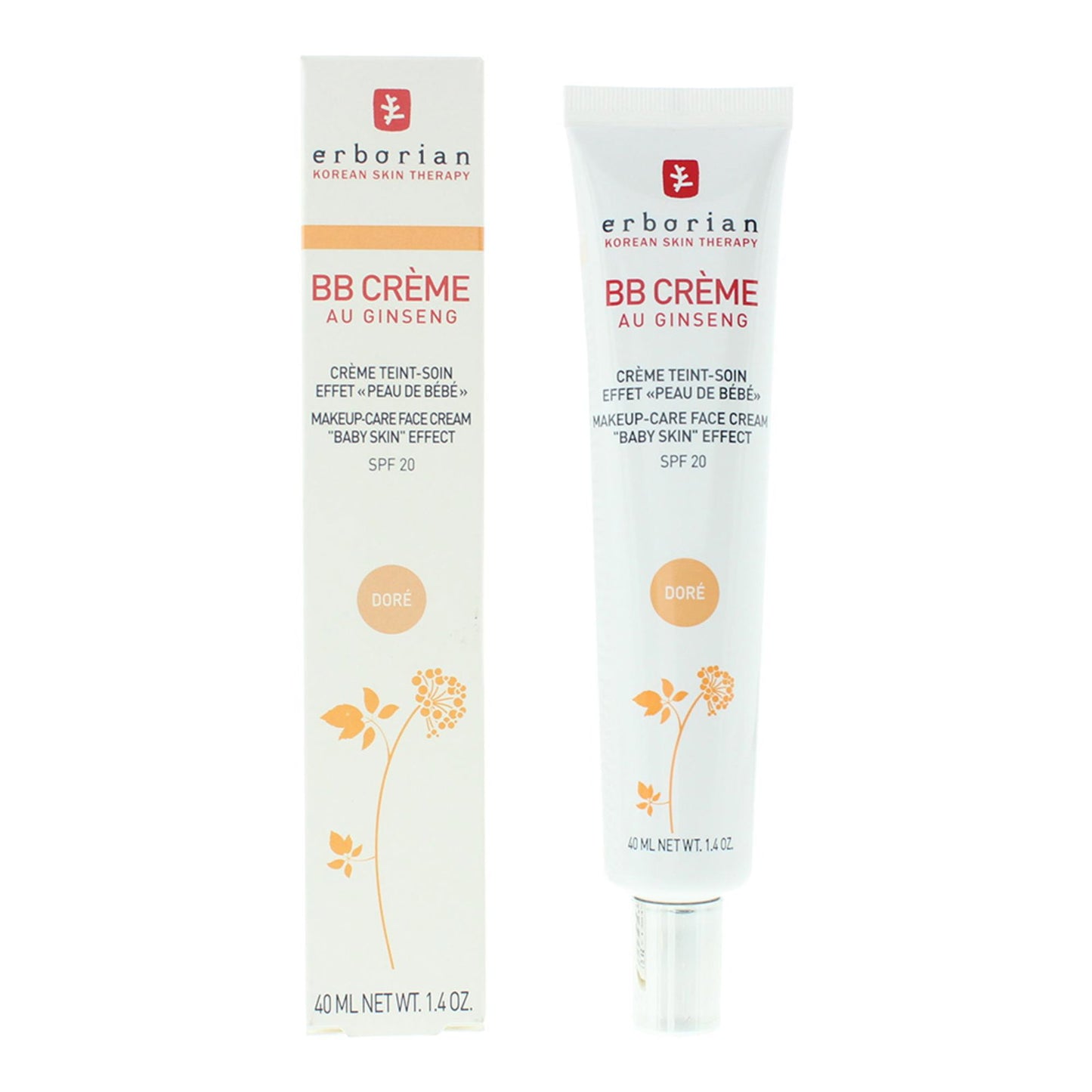 Erborian, B.B Cream, BB Cream, Dore, 20 SPF, 40 ml