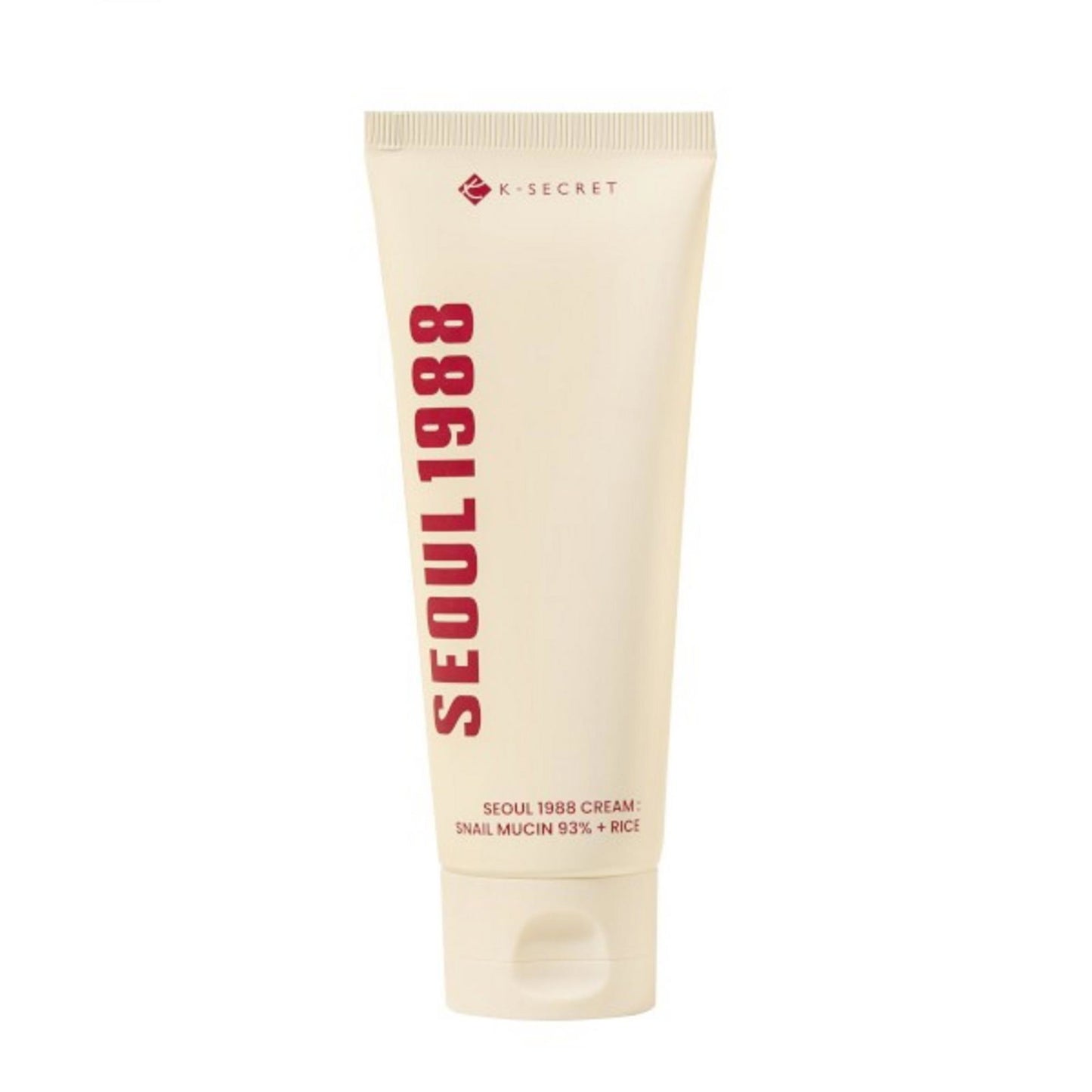 K-Secret, Seoul 1988, Snail Mucin 93% + Rice, Hydrating & Soothing, Cream, For Face, 100 ml