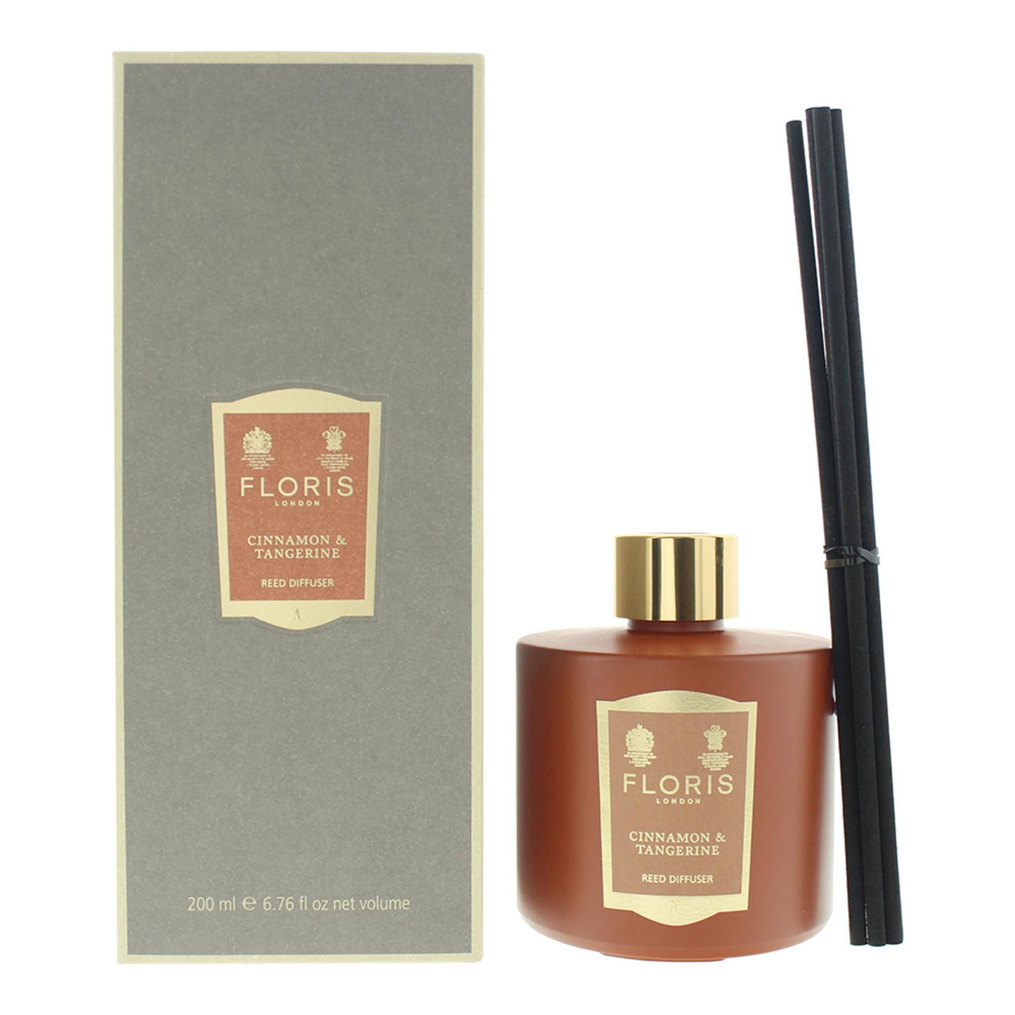 Floris Of London, Cinnamon & Tangerine, Reed, Aroma Reed Diffuser, Brown, 200 ml