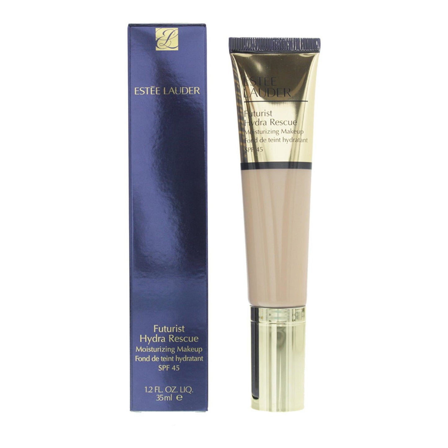 Estee Lauder, Futurist Hydra Rescue, Liquid Foundation, 2N1, Desert Beige, SPF 45, 35 ml