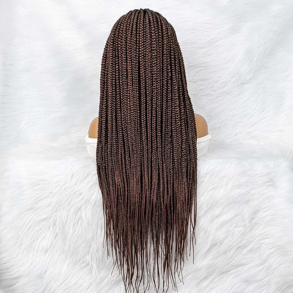 30" Box Braids Wig | 4x4 Lace Front | Braiding Hair Luxegan