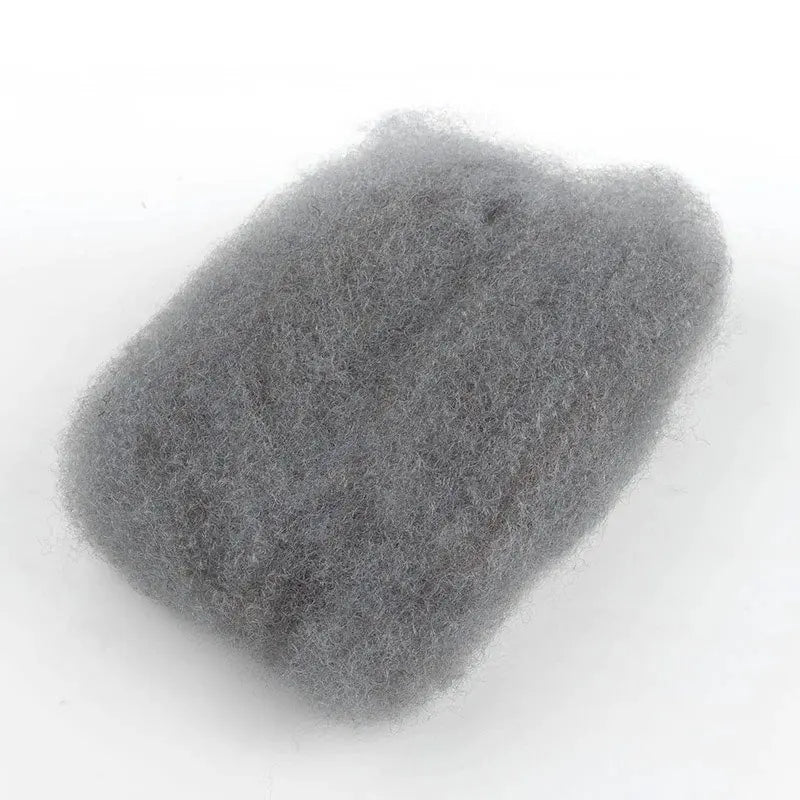 Brazilian Grey Kinky Curly Bulk Human Hair | Remy Hair Extensions | Dreadlock Braiding Hair | 50g/Pack