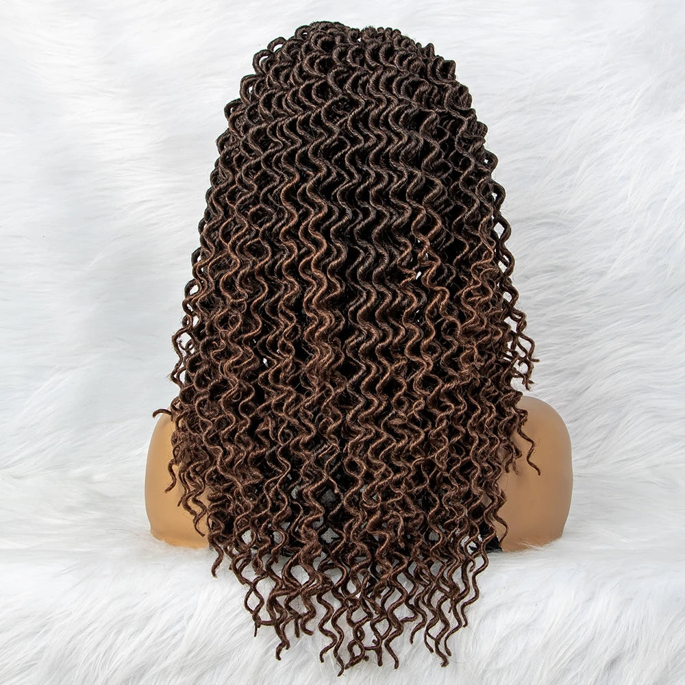Water Wave Braided Wig | 9x6 Lace Front with Baby Hair Luxegan