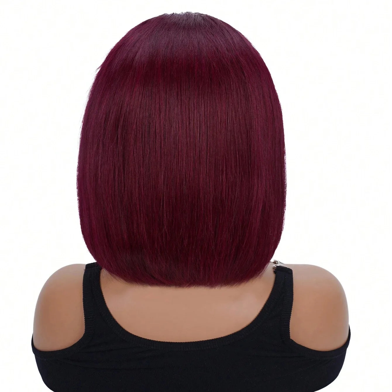 99J Burgundy Bob Wig | Glueless 7x5 Lace Front Wig | Pre-Plucked Brazilian Remy Hair