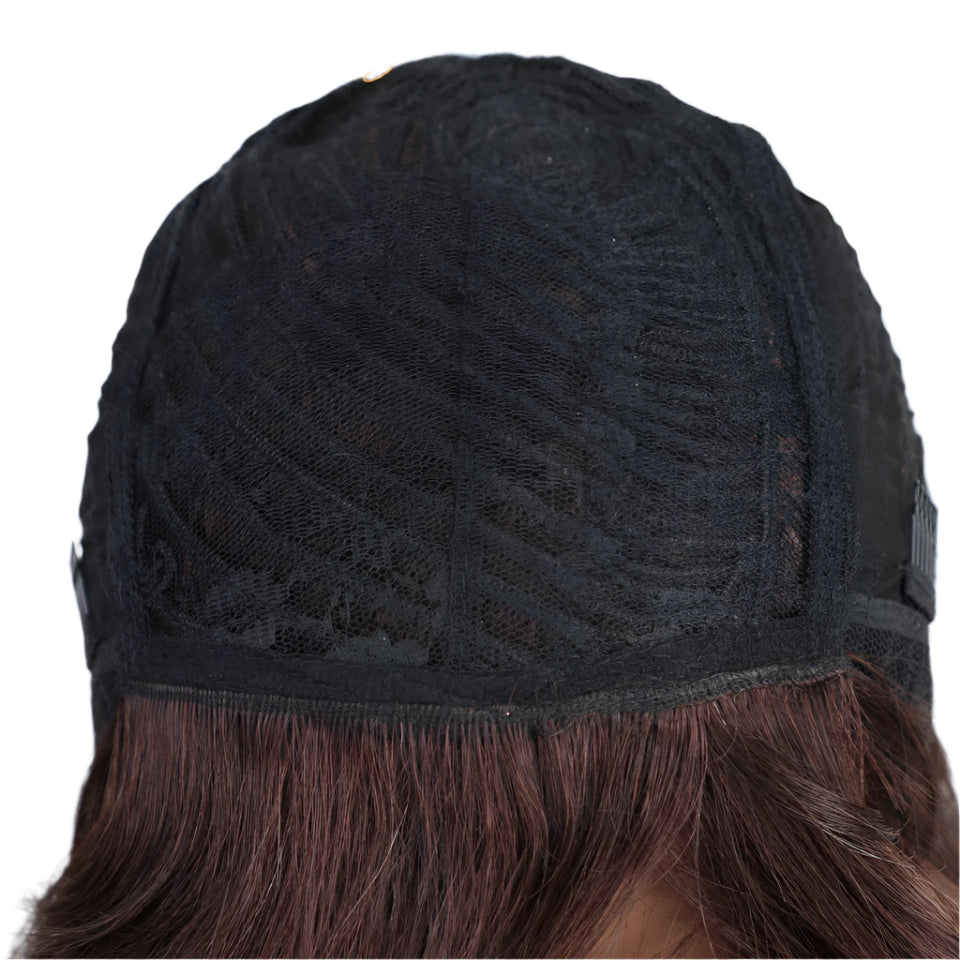 Pixie Cut Bob Wig | Straight Human Hair with Long Side Part Bangs Luxegan