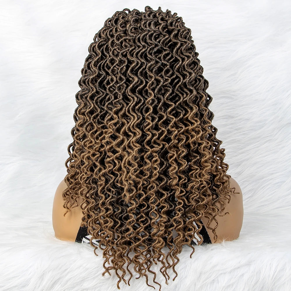 Water Wave Braided Wig | 9x6 Lace Front with Baby Hair Luxegan