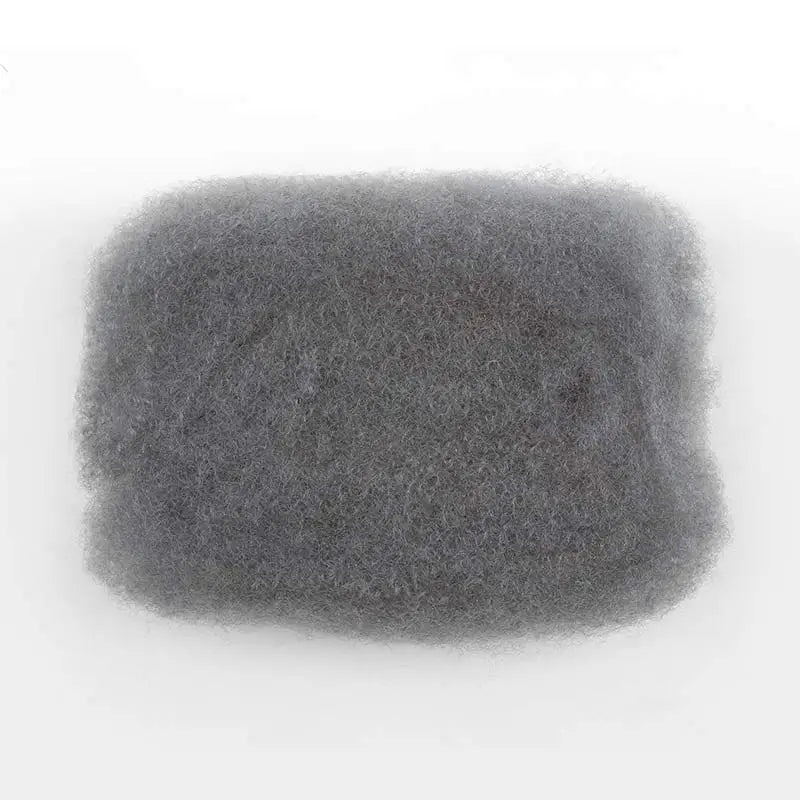 Brazilian Grey Kinky Curly Bulk Human Hair | Remy Hair Extensions | Dreadlock Braiding Hair | 50g/Pack