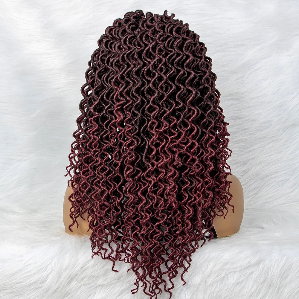 Water Wave Braided Wig | 9x6 Lace Front with Baby Hair Luxegan