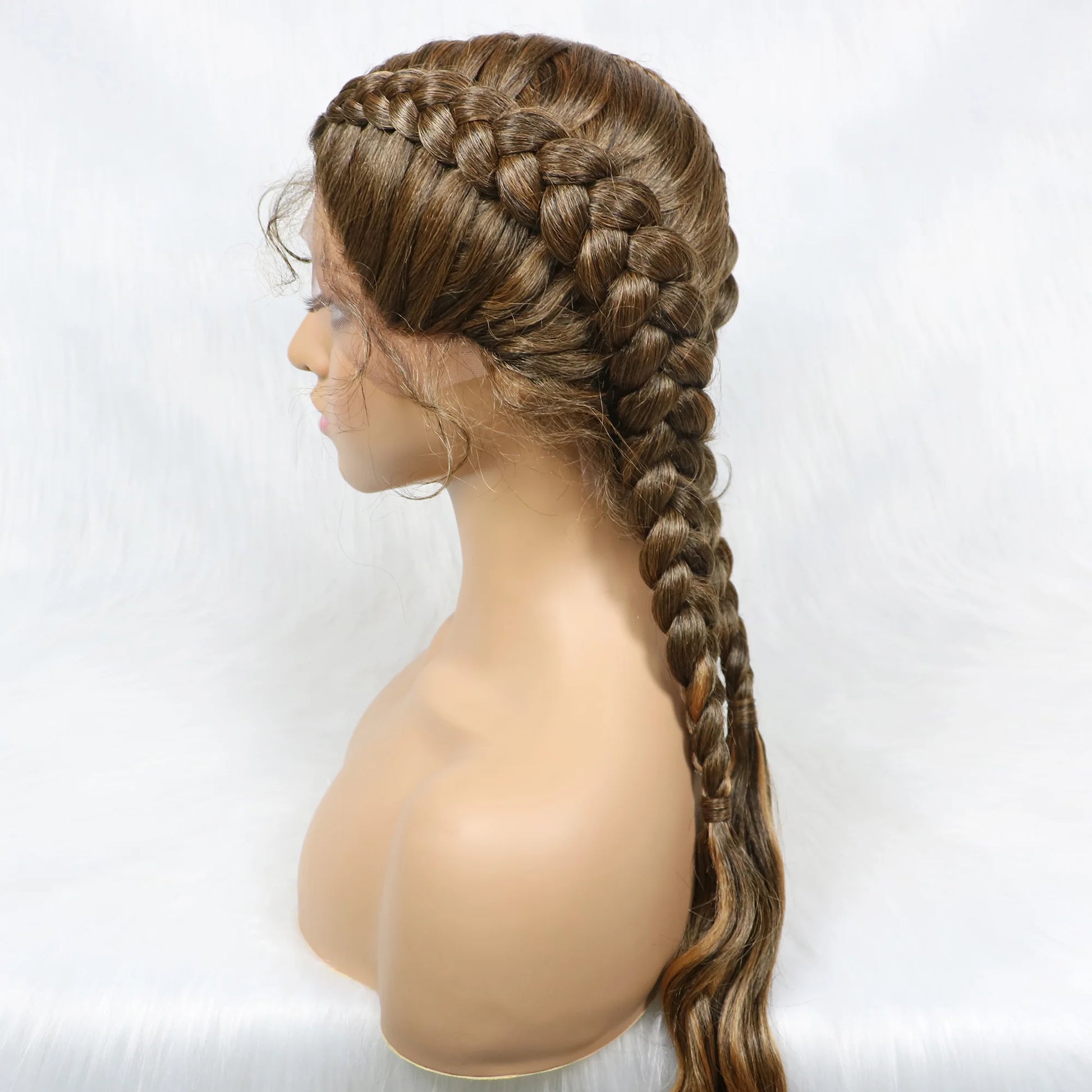 KIMA Double Dutch Braids Wig | Natural Wave Hair & Baby Hair Luxegan