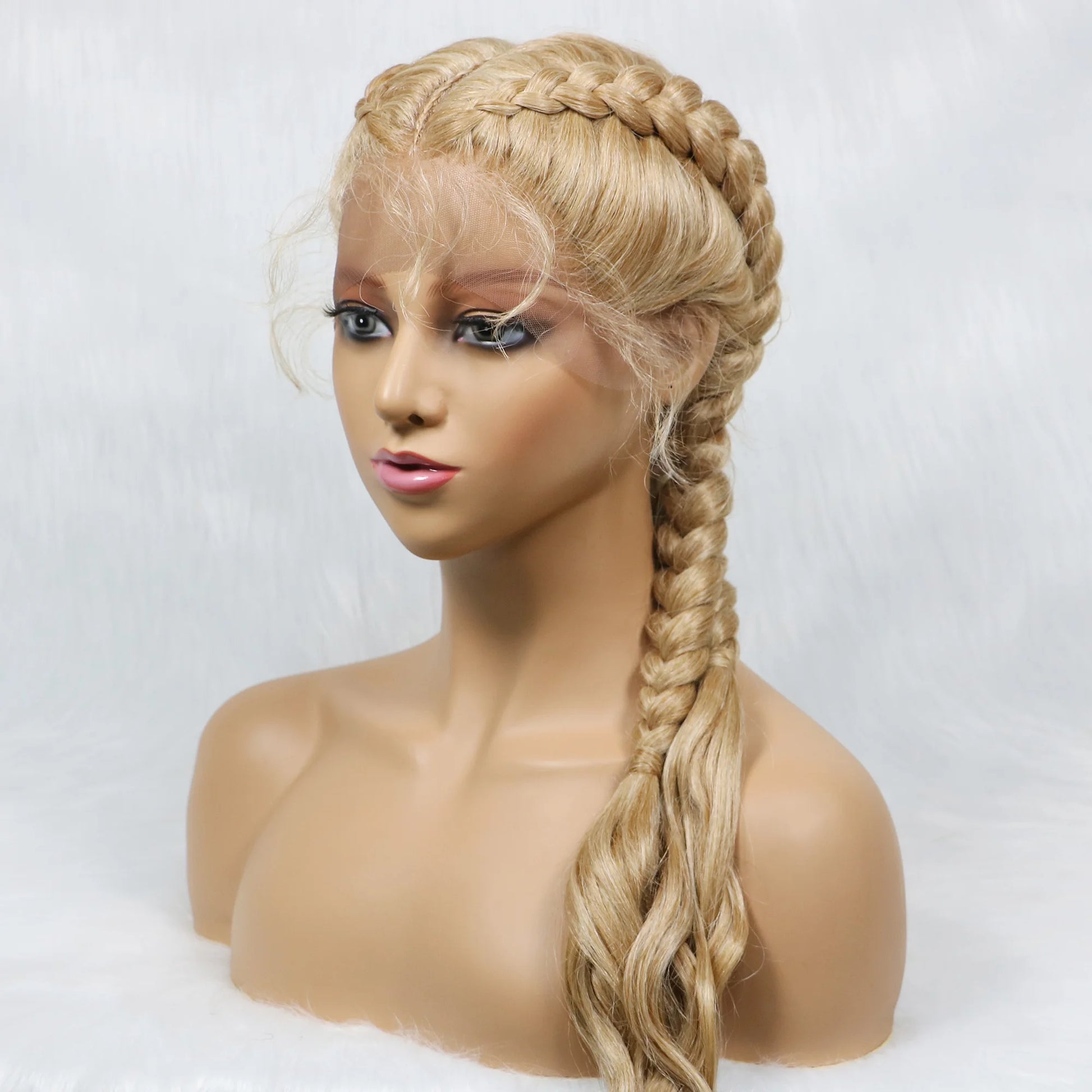 KIMA Double Dutch Braids Wig | Natural Wave Hair & Baby Hair Luxegan